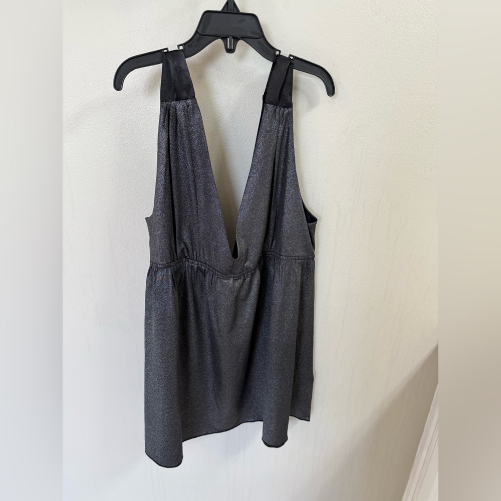 Tramp Metallic Gray blouse large